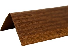 Угол с тиснением двухсторонний 30*30*2700 Орех