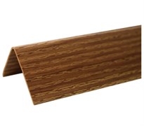 Угол с тиснением двухсторонний 40*40*2700 Дуб