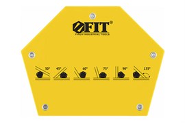 Угольник магнитный FIT для сварки, тип Шестигранник, усилие до 11кг 81805