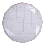 Светильник ЗАРЯ потолочно-настенный LED 36W 6400К 350мм ультратонкий многоугольник Кружок 0207-0401