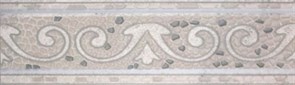 Бордюр LASSELSBERGER напольный Тенерифе серебряный 14*45 3604-0104/7304-0004