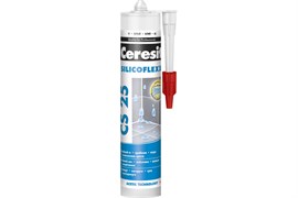 Шов CERESIT MicroProtect высокоэлас. силиконовый для стыков и примыканий 280мл Белый(white) CS25