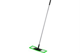 Швабра РЫЖИЙ КОТ для пола с насадкой из микрофибры Mop Clean 310474