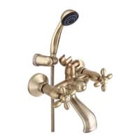Смеситель RUBINETA V-1 Cross (Br) для ванны V10S96
