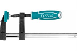 Струбцины TOTAL тип F 120x300 мм 450KGS Толщ. и шир. 8X30мм резьба 15.3мм THT1321201