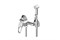 Смеситель Decoroom одноручный с гигиеническим душем, хром DR21058 - фото 102006