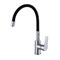 Смеситель Decoroom для кухни с гибким цветным изливом, черный DR22022-Black - фото 102058