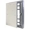 Люк ЭРА под плитку 500*500 на петле, окрашенный металл D5050 ceramo steel - фото 103092