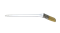 Кисть радиаторная 1 1/2 светлая щетина деревянная ручка 750-038 - фото 104217