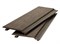 Древесно полимерные композиты ДПК планка торцевая, HD 70S10, 3м HS102 sanding (коричн.) - фото 104241