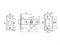 Комплект ФЗ для установки двери SET 03-C 100 2H AB - фото 108865