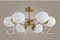Люстра TEKAVIZE 52012 6xE27 CHAMPAGNE+GOLD 159-17636 - фото 116981
