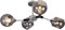 Люстра TEKAVIZE 52023 4xE27 CHROME+BLACK 159-17692 - фото 116982