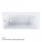 Ванна акриловая AM.PM Gem A1 150*70 W90A-150-070W-A1 - фото 117692