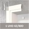 Плинтус СОЛИД напольный ударопрочный UHD42/80, белый, L2.4м/TM Unica/11 - фото 119880