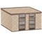 Коробка PRIMA HОUSE ВС-20 раскладная для вещей 40*40*25 - фото 120329