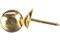 Гвозди СТРОЙБАТ декор. 9,5мм латунь (100шт) Element 21120 - фото 120558