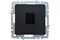 Розетка BRITE компьютерная RJ45 кат.5E чёрная BR-K10-1-K02 - фото 121188