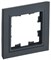 Рамка BRITE 1-ая графит BR-M12-K53 - фото 121920
