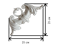 Угол декоративный YA002 - фото 125093