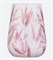 Стакан для зубных щеток MOROSHKA Akvarel 8,5х8,5х11,5см, белый+розовый 976-312-02 - фото 125381