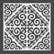 Трафарет DECOR Т44 Национальный узор 600*600мм (1мм) - фото 126262