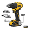 Дрель-шуруповерт DeWALT аккумуляторная DCD708D2T-QW - фото 127527