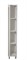 Пенал для ванной комнаты TERRA 30 White Gloss - фото 128983