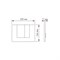Кнопка BERGES для инсталляции NOVUM S5, Soft Touch, черная 40045 - фото 131020