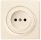Розетка ONEKEYELECTRO Florence без заземления, винтовые контакты, бежевый 1E10301301 - фото 131568