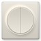 Выключатель ONEKEYELECTRO Florence двойной, бежевый 1E31501301 - фото 131577