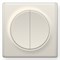 Переключатель ONEKEYELECTRO Florence двойной, бежевый 1E31601301 - фото 131592