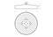 Верхний душ Shower head Rainfall (BK) 622171B - фото 142773