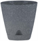 Горшок для цветов InGreen Amsterdam D140мм 1,35л с прикорневым поливом, тёмный камень IG629910026-10 - фото 144448