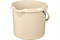 Ведро IDILAND MALTA круглое 12л бежевый (8) 221209727/04 - фото 144681