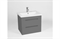 Тумба Марсель под умывальник COMO 70 2 ящика подвесная графит - фото 144785