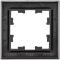 Рамка BRITE 1-ая черная РУ-1-БрЧ - фото 145039