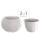 Горшок цветочный SPLOFY BOWL белый DKSP290-S449 - фото 18531