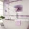 Декор ALMA CERAMICA Lila на белом фиолет 249*364*7,5 DWU07LIL003 - фото 21612