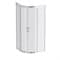 Душевое ограждение AM.PM Gem 100*100 стекло прозрач, профиль мат серебо, без поддона W90G-401-100WT - фото 29136