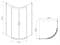 Душевое ограждение AM.PM Gem 100*100 стекло прозрач, профиль мат серебо, без поддона W90G-401-100WT - фото 33206