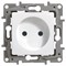 Розетка LEGRAND Etika 2К на винтах (белый) 672220 - фото 40659