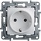Розетка LEGRAND Etika 2К+З на винтах (белый) 672221 - фото 40662