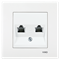 Розетка VIKO KARRE телефонная двойная 90960033 арт.362-36210 - фото 40738
