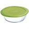 Чашка PYREX с пластиковой крышкой круглая 1л/20см 207P000/5045/5 - фото 42312