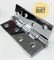 Петля универсальная врезная хром DUET S-100*70*2,5CR - фото 43109