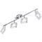 Спот BRILONER QUAD светодиод, металл-акрил, 4хLED/4W, 330lm 3000K, поворотн, 680x100x190мм, 2710-048 - фото 44534