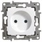 Розетка LEGRAND Etika 2К на винтах (белый) 672234 - фото 44692