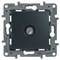 Розетка LEGRAND Etika TV простая 2дБ (антрацит) 672651 - фото 44705