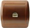 Розетка DEMET телефонная евро дерево 711-0400-137 - фото 44790